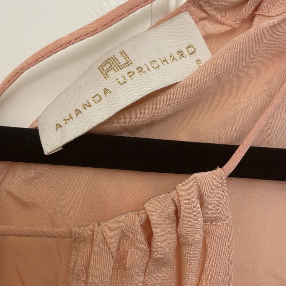 NWOT Amanda Uprichard 100% Silk Blouse P - Picture 5 of 6